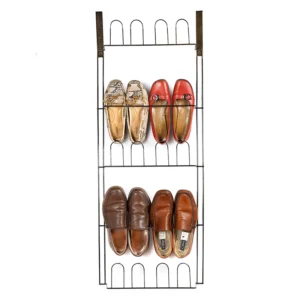 Zapatera colgante de 10 pares bronce