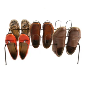 Zapatera de piso 9 pares Bronce