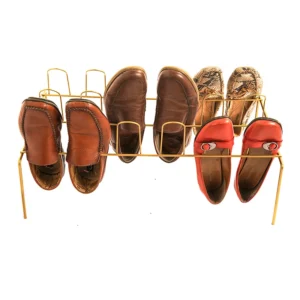 Zapatera de piso 9 pares Dorado
